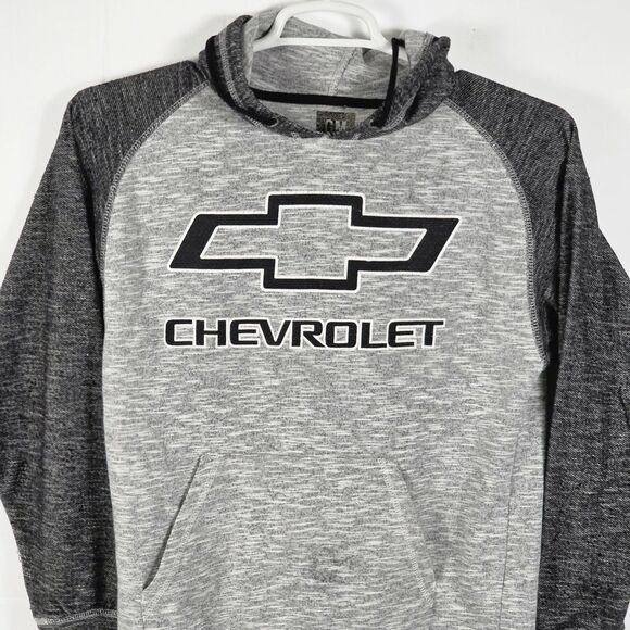GM Chevrolet Men’s Small Black & Gray Long Sleeve Hoodie. - Picture 2 of 7